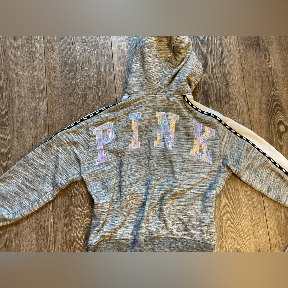 Pink zip up